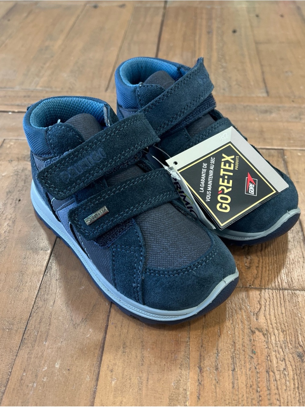 Primigi Tiguan Gore-Tex Waterpoof Snow Boots Kids EU 26 US 9 Blue Suede Unisex